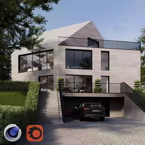 Modern villa - DAY VIEW