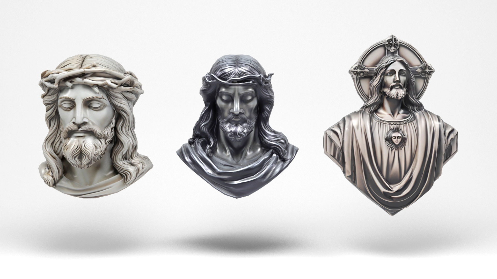 Christ models pack Low-poly 3D model_2