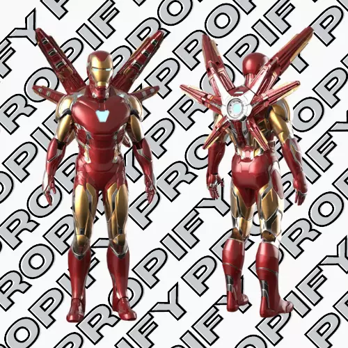 Iron Man Mark 85 Full Replica Armor 3D Model 3D print model_0