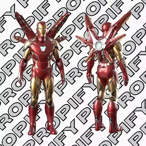 Iron Man Mark 85 Full Replica Armor 3D Model