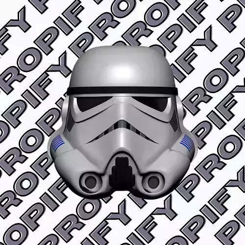 StormTrooper Helmet Replica 3D Model STL