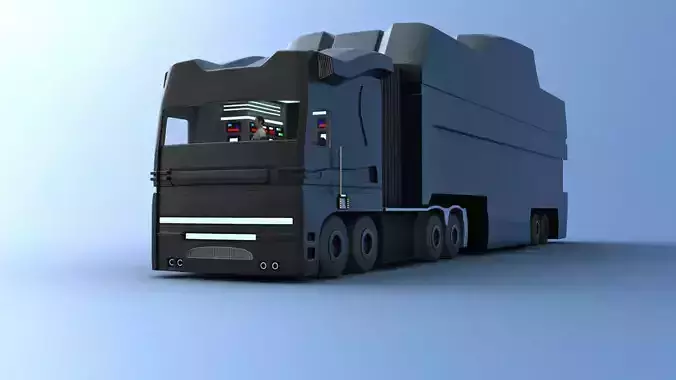 Futuristic Semi Truck