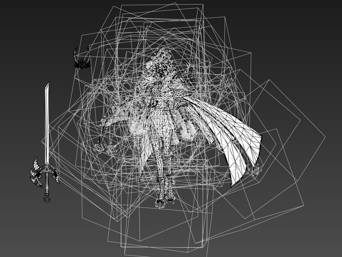 female assassin 3D model_9