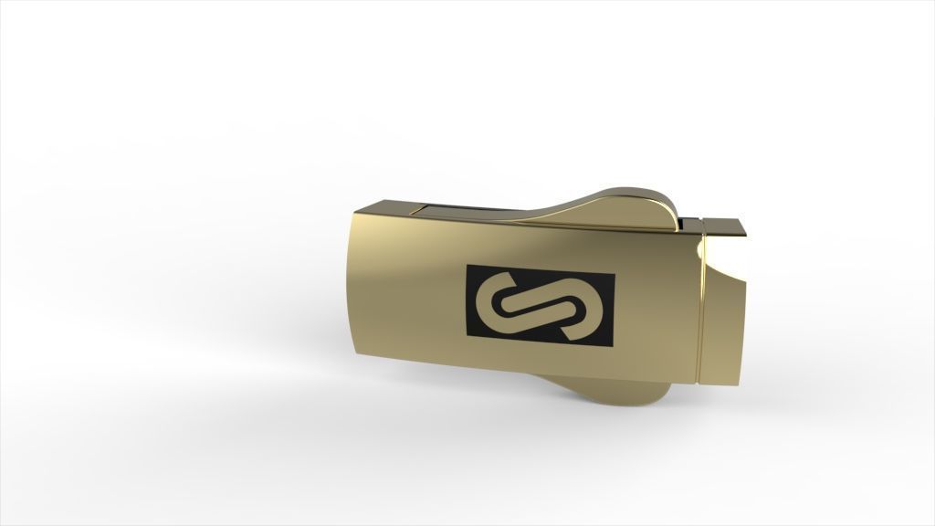 8mm monaco box claps lock for cuban chain 3D print model 3D print model_2