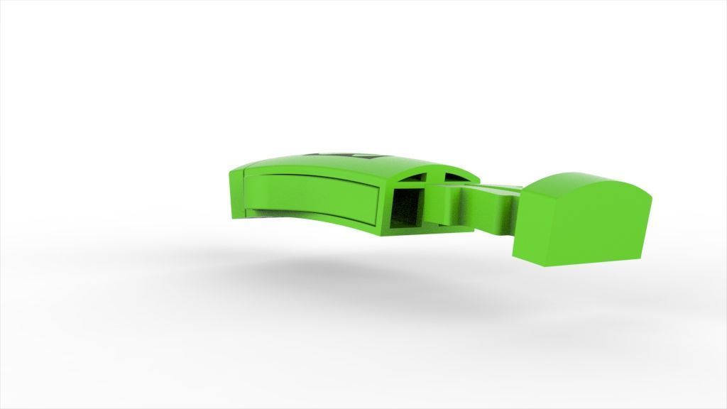 7mm monaco box claps lock for cuban chain 3D print model 3D 3D print model_24