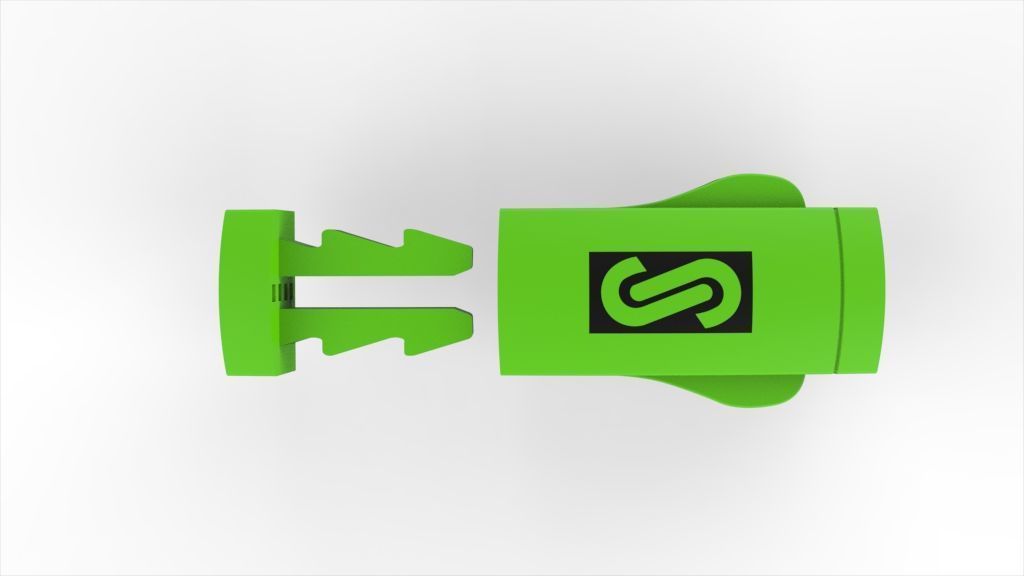 7mm monaco box claps lock for cuban chain 3D print model 3D 3D print model_22