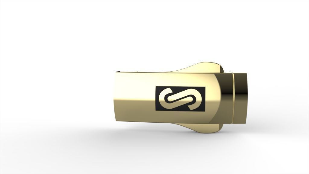 7mm monaco box claps lock for cuban chain 3D print model 3D 3D print model_6