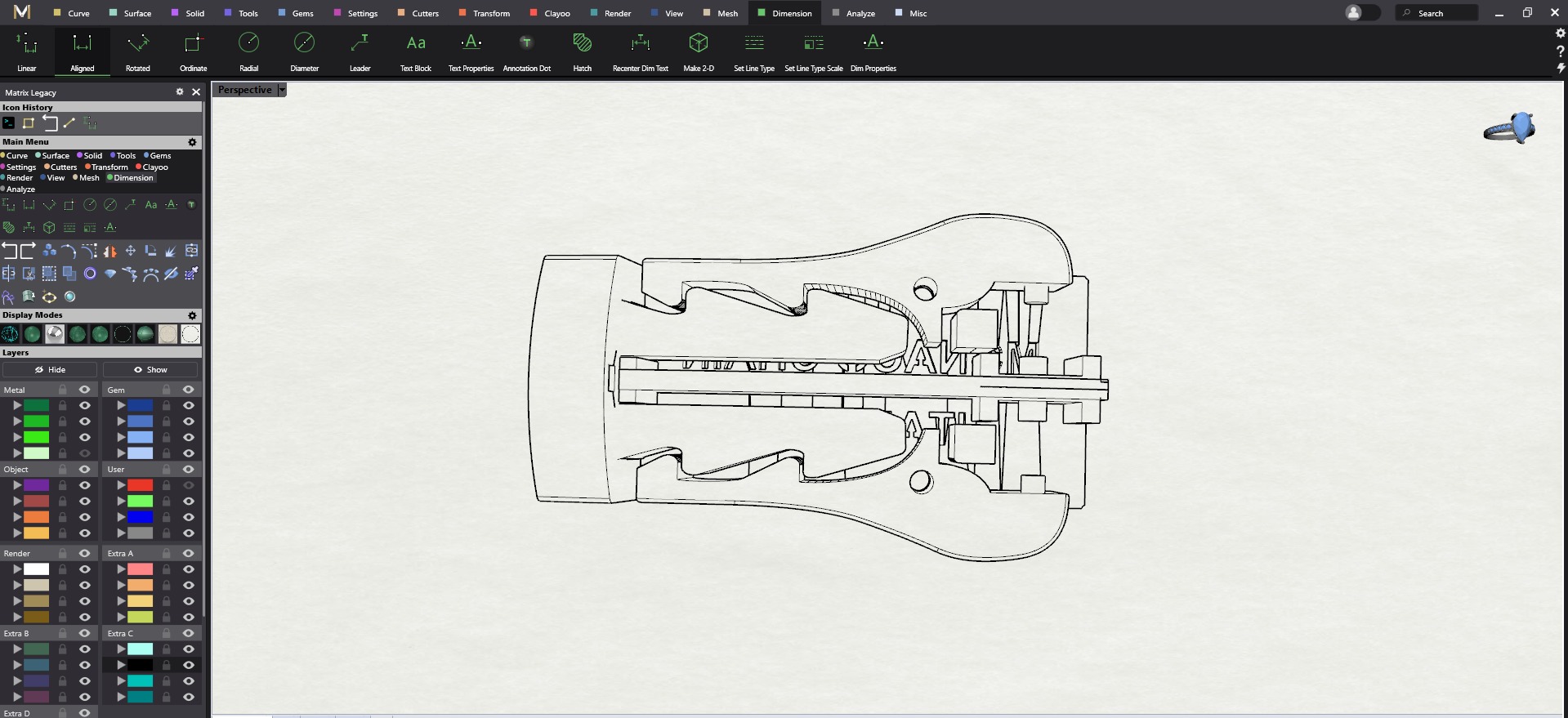 7mm monaco box claps lock for cuban chain 3D print model 3D 3D print model_13