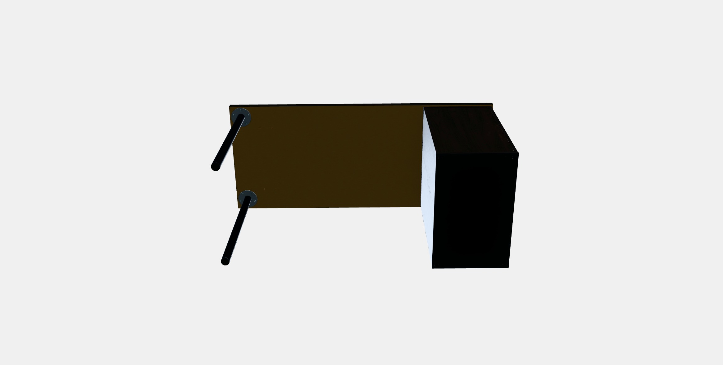 LAGKAPTEN - ALEX Desk 14 Low-poly 3D model_7