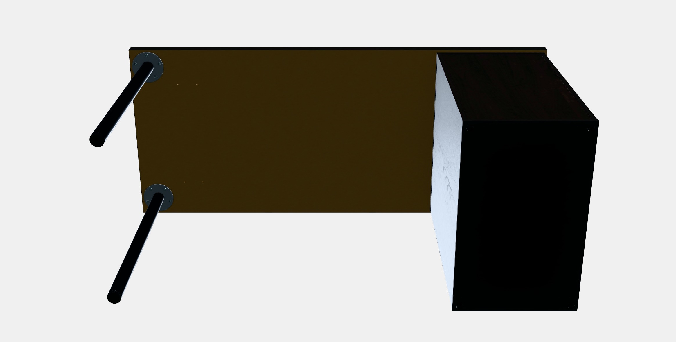 LAGKAPTEN - ALEX Desk 14 Low-poly 3D model_8