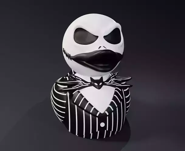 Cute  Jack Skellington Rubber Duck 3D print model