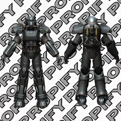Fallout T60 Power Armor 3D Model Replica STL 3D print model_0