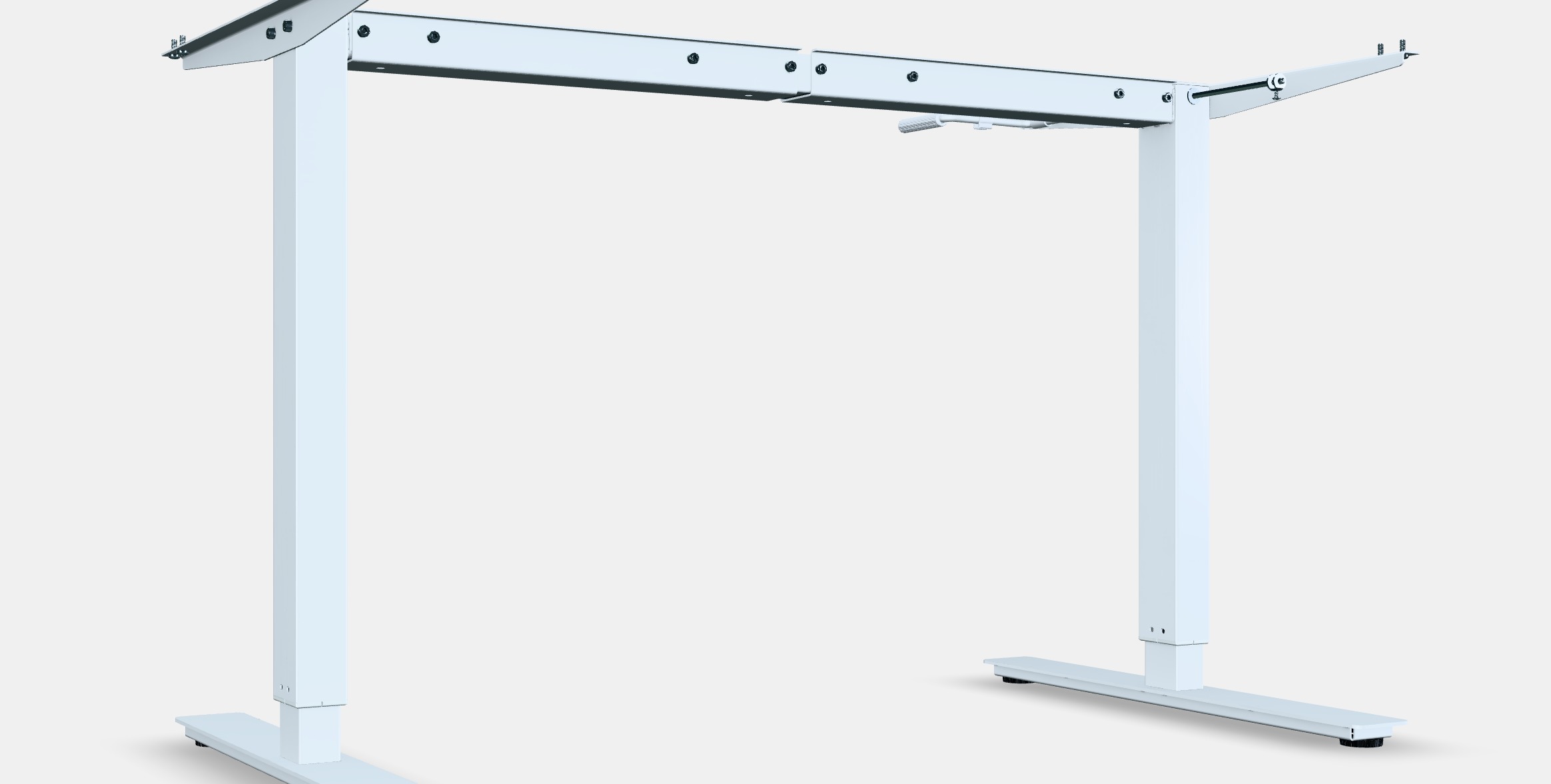 TROTTEN Underframe sit-stand f table top Low-poly 3D model_2