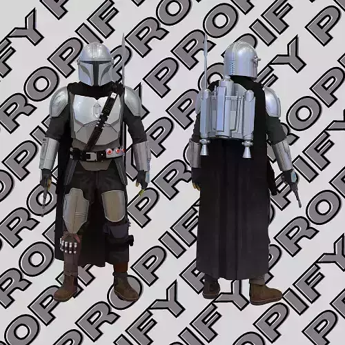 The Mandalorian Full Beskar Armor Replica 3D Model STL