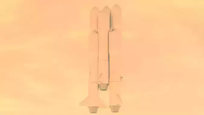 Stylized Sci Fi Rocket Game-Ready Low-Poly 3D Model Low-poly 3D model Stylized Sci Fi Rocket Game-Ready Low-Poly 3D Model Low-poly 3D model