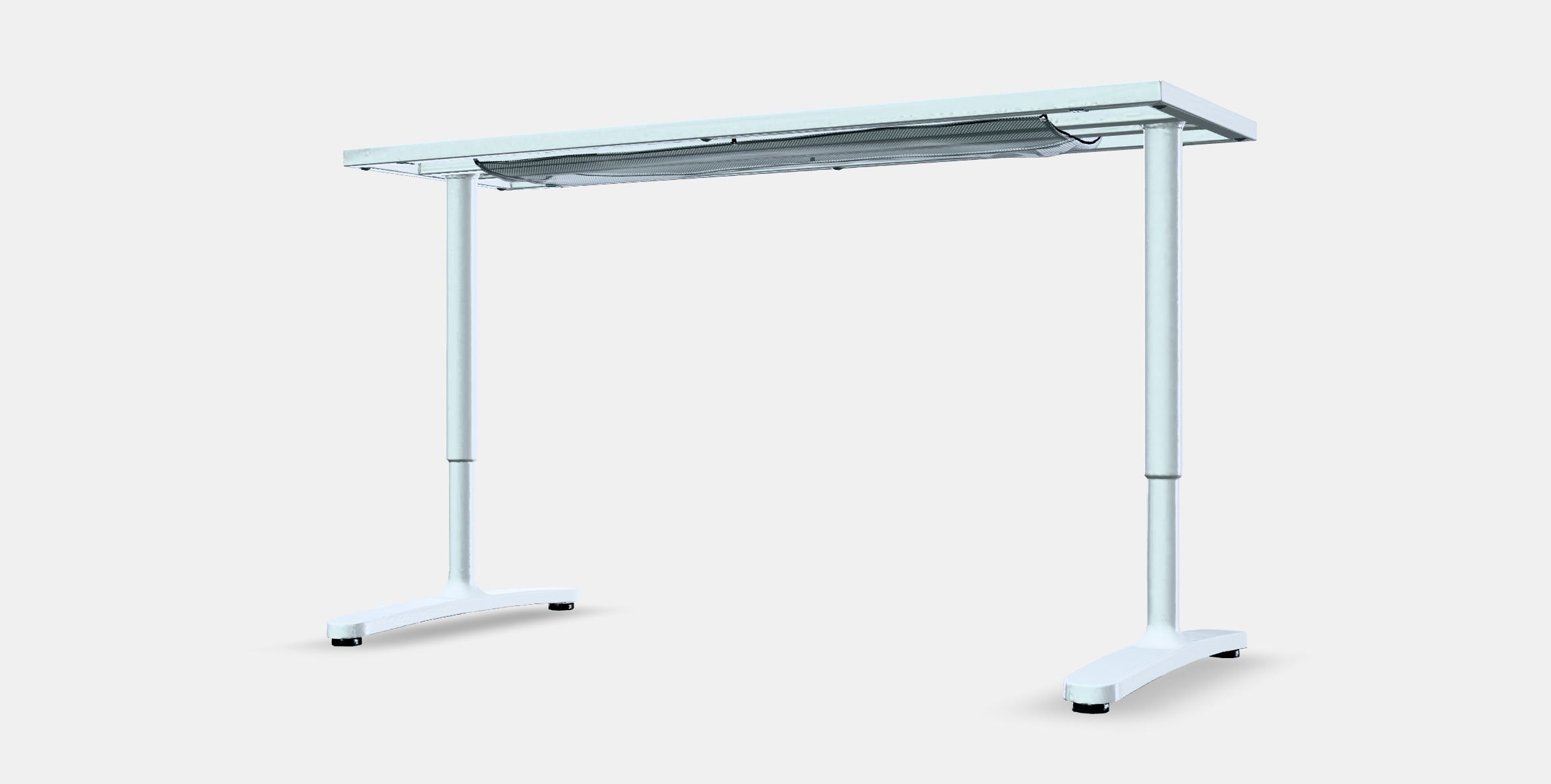 BEKANT Underframe for table top 1 Low-poly 3D model_13