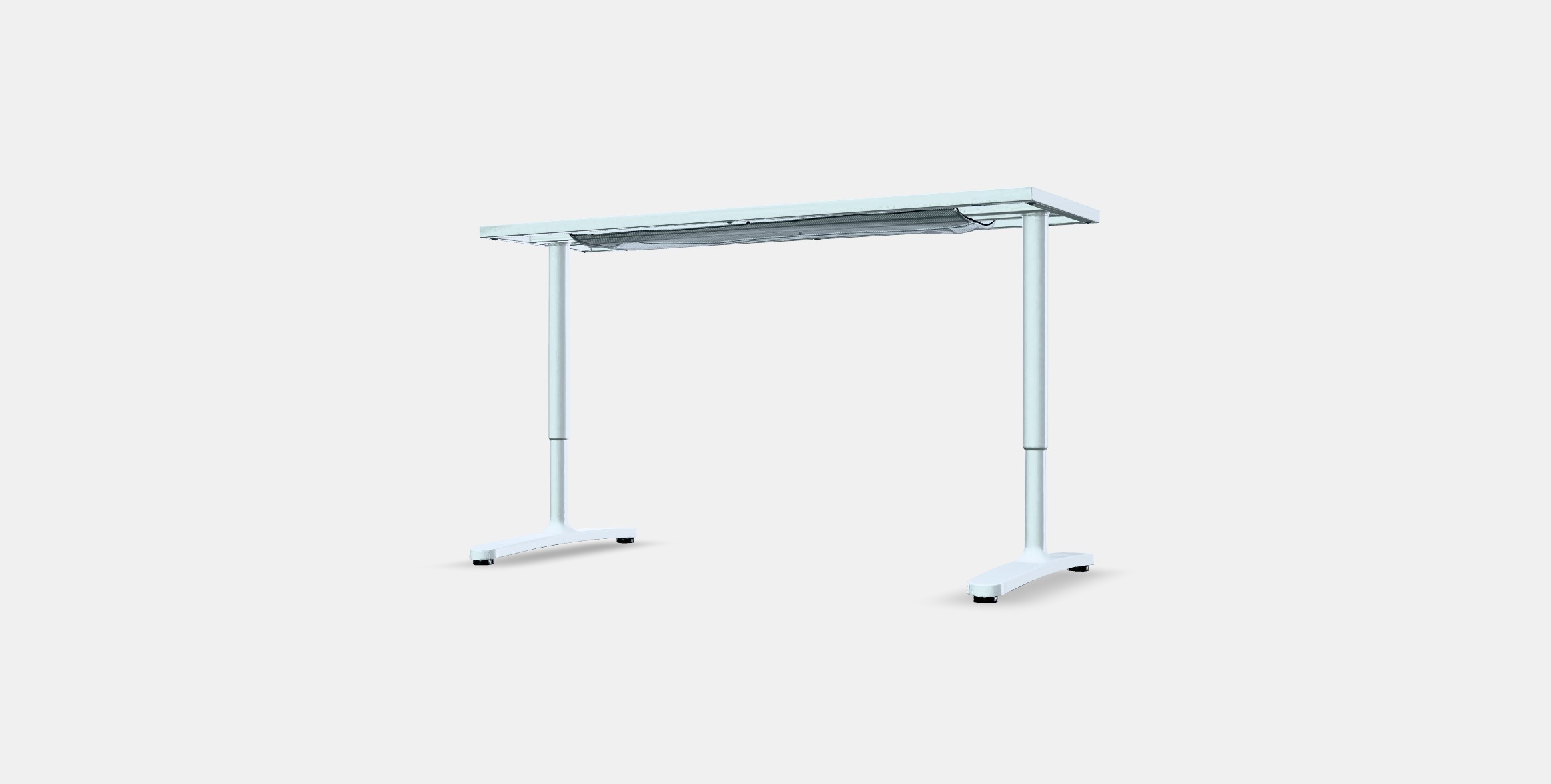 BEKANT Underframe for table top 1 Low-poly 3D model_12