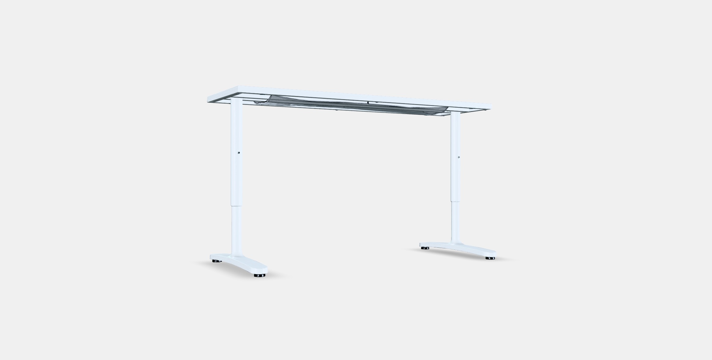 BEKANT Underframe for table top 1 Low-poly 3D model_16