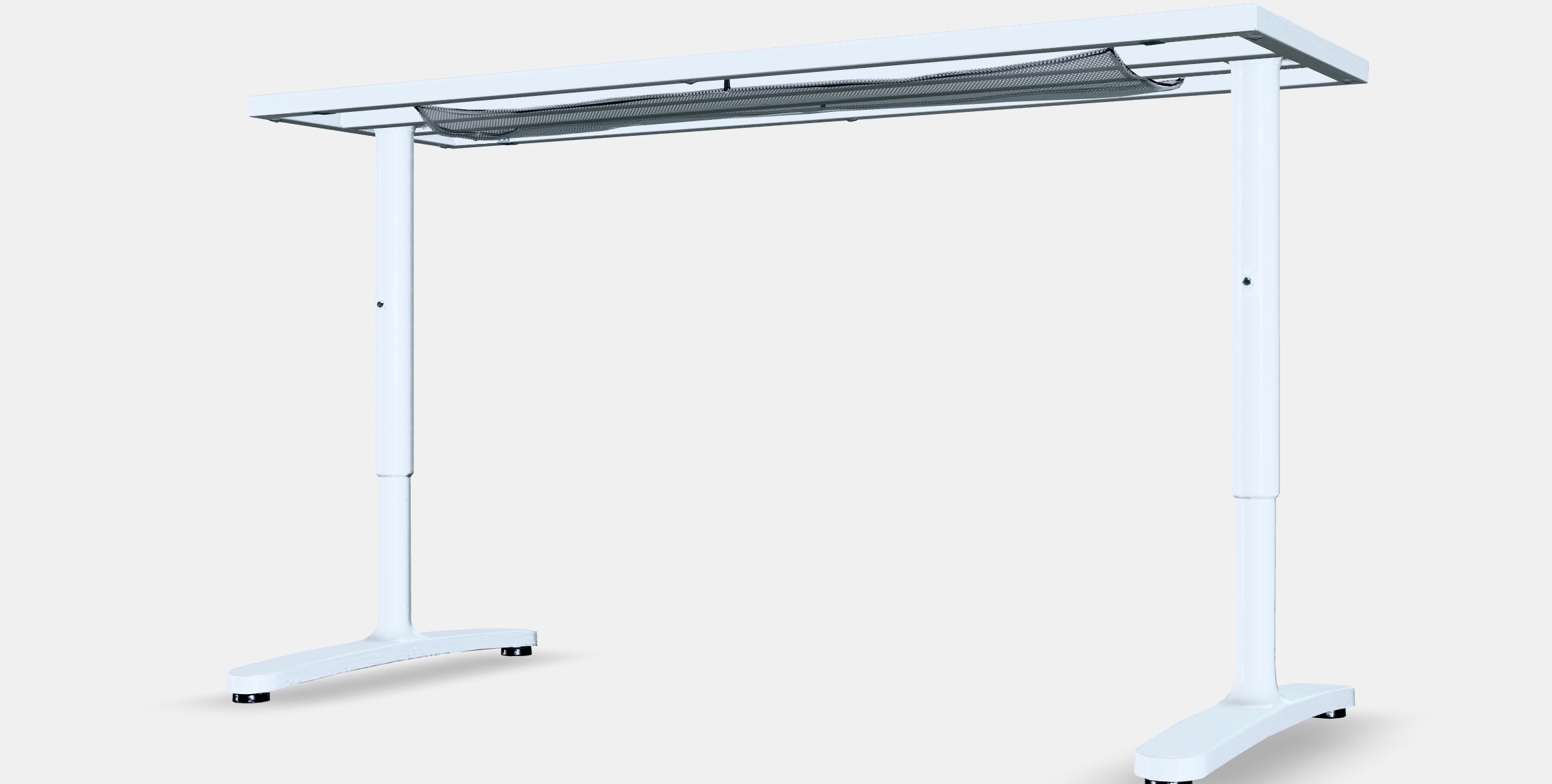 BEKANT Underframe for table top 1 Low-poly 3D model_6