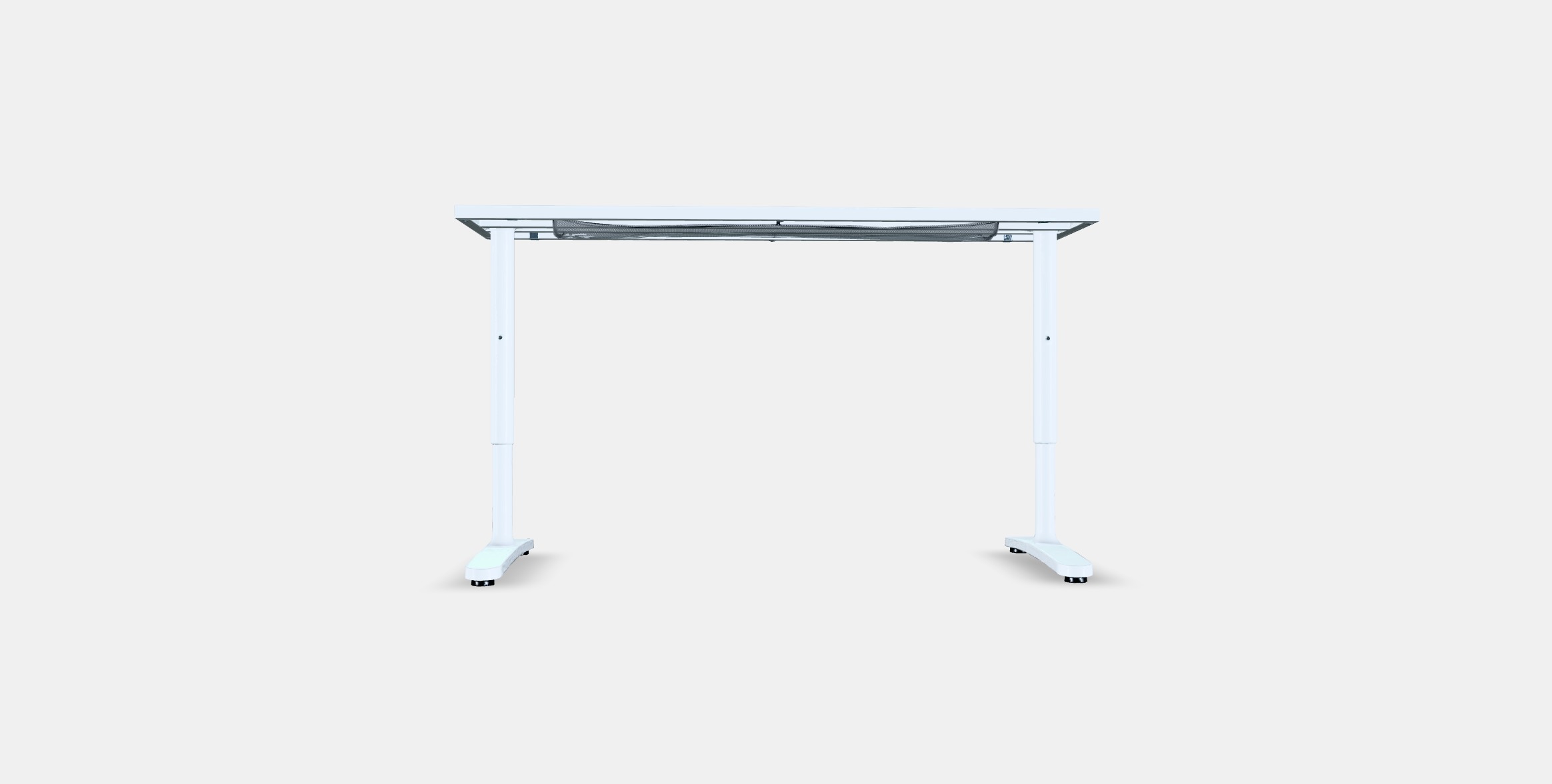 BEKANT Underframe for table top 1 Low-poly 3D model_14