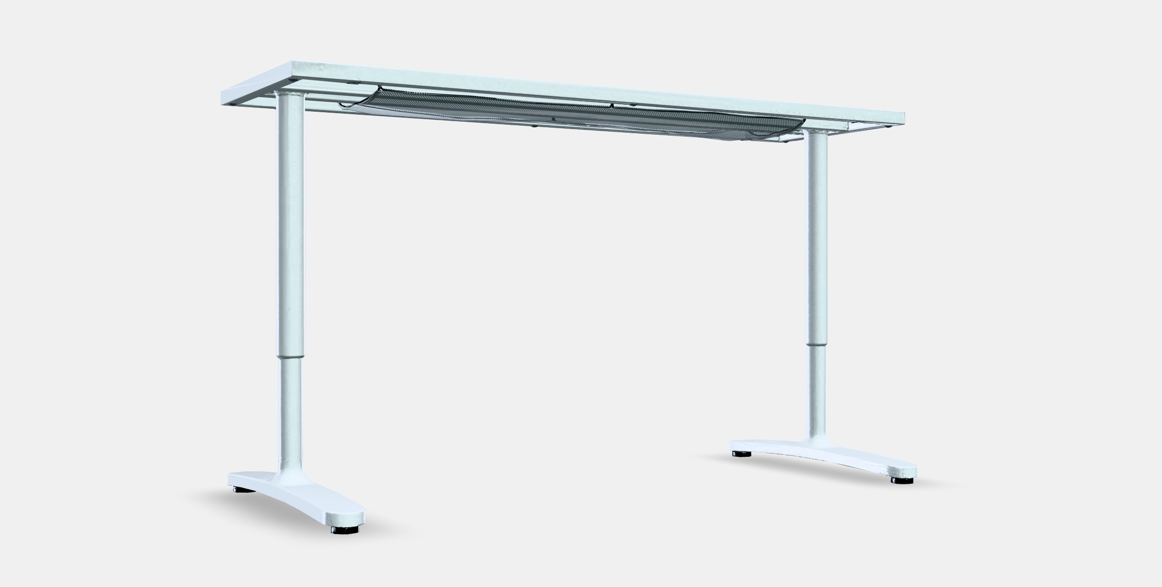 BEKANT Underframe for table top 1 Low-poly 3D model_9