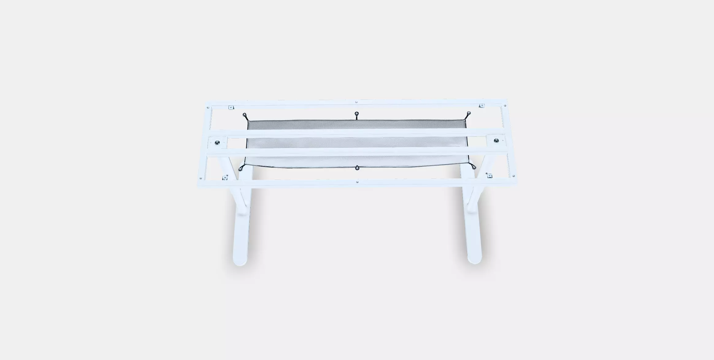 BEKANT Underframe for table top 1 Low-poly 3D model_0
