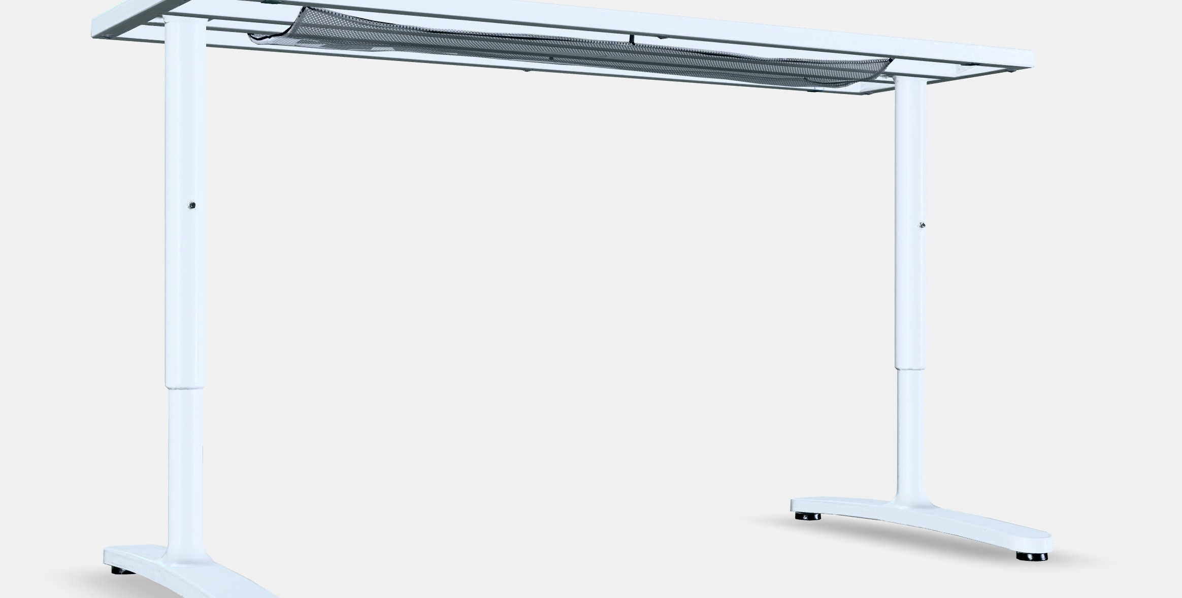 BEKANT Underframe for table top 1 Low-poly 3D model_2