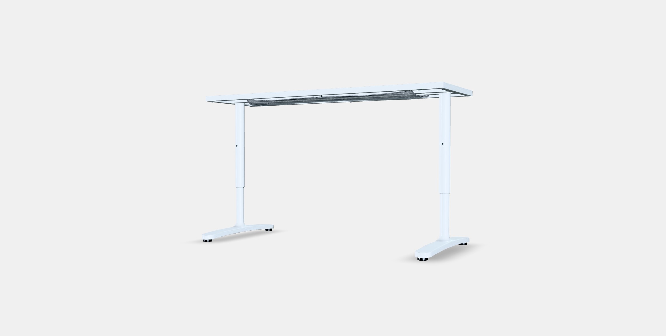 BEKANT Underframe for table top 1 Low-poly 3D model_5