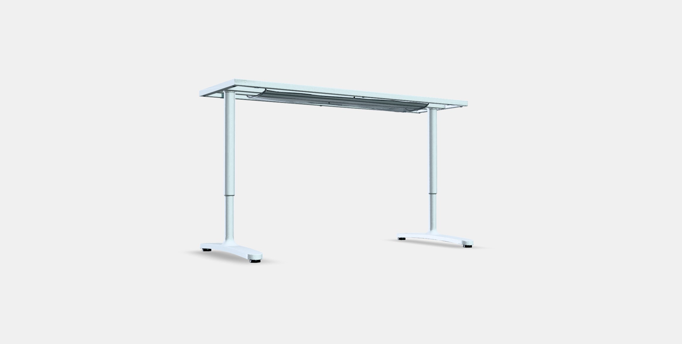 BEKANT Underframe for table top 1 Low-poly 3D model_3