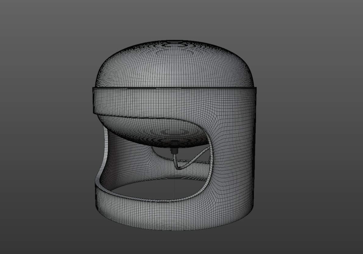 kd27 table lamp 3D model_1