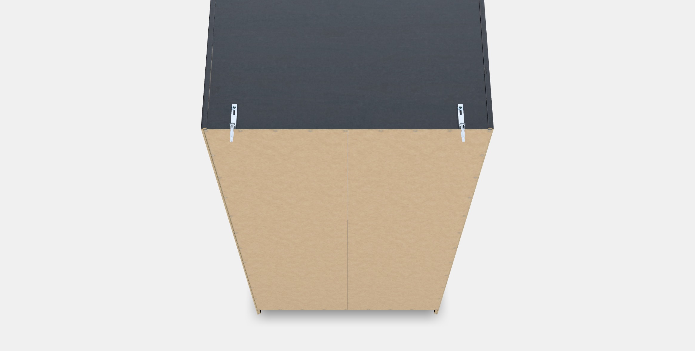 RAKKESTAD Wardrobe with 2 doors Low-poly 3D model_9