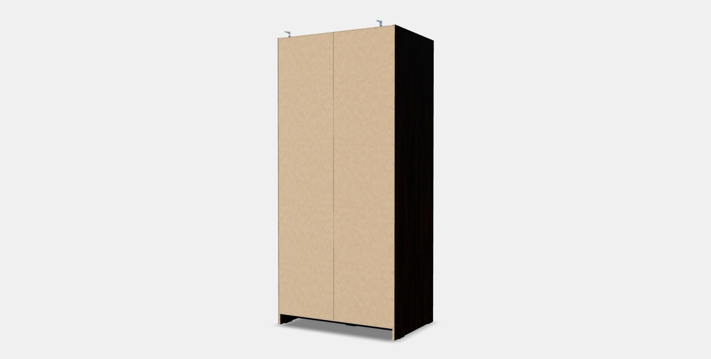 RAKKESTAD Wardrobe with 2 doors Low-poly 3D model_4