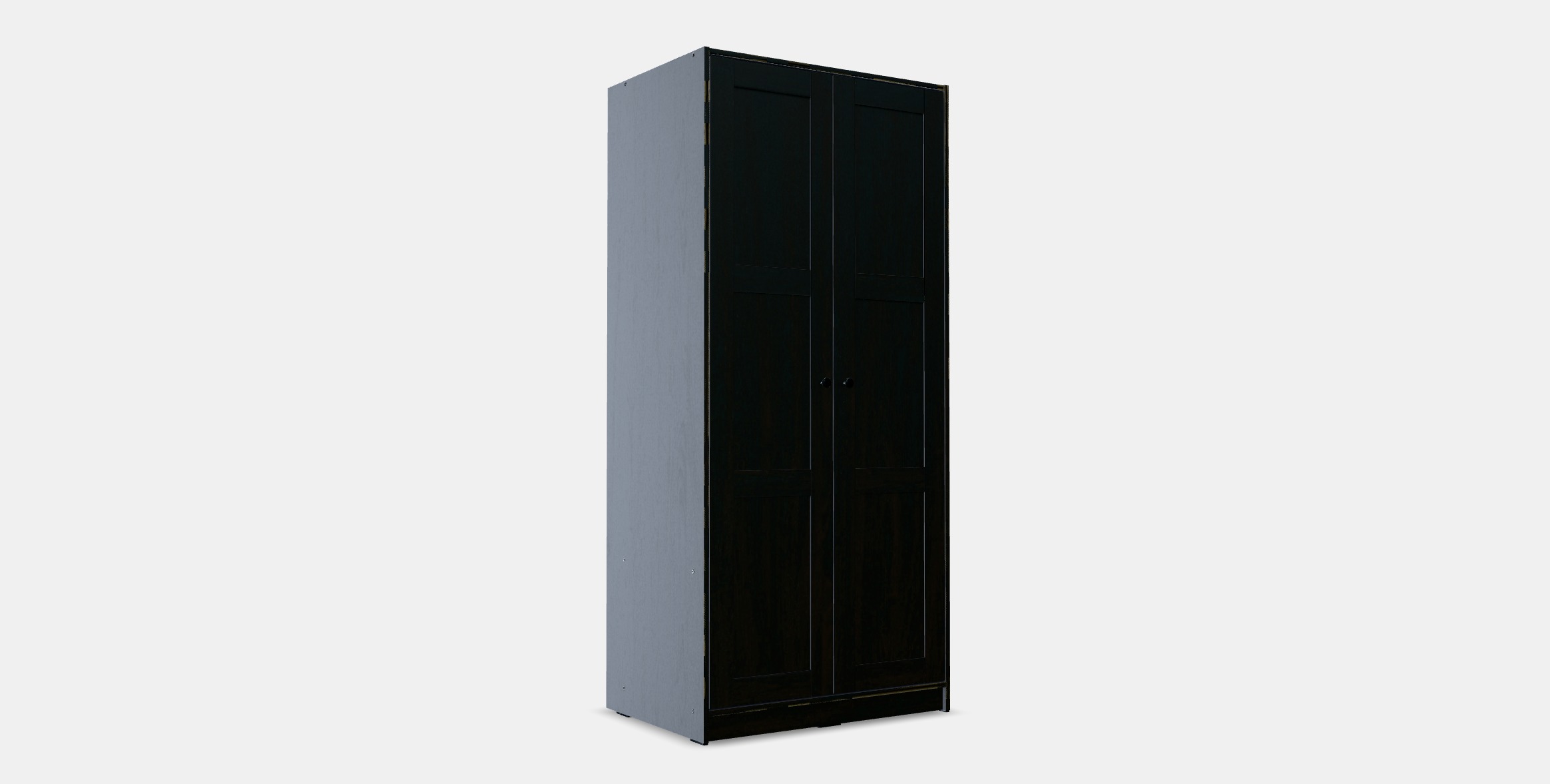 RAKKESTAD Wardrobe with 2 doors Low-poly 3D model_3
