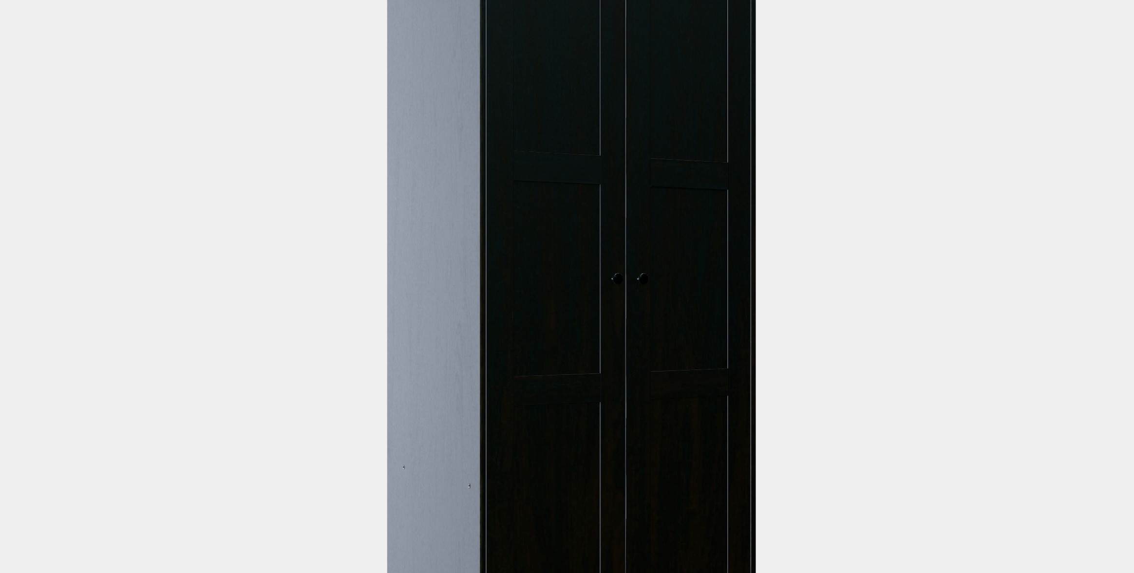 RAKKESTAD Wardrobe with 2 doors Low-poly 3D model_8