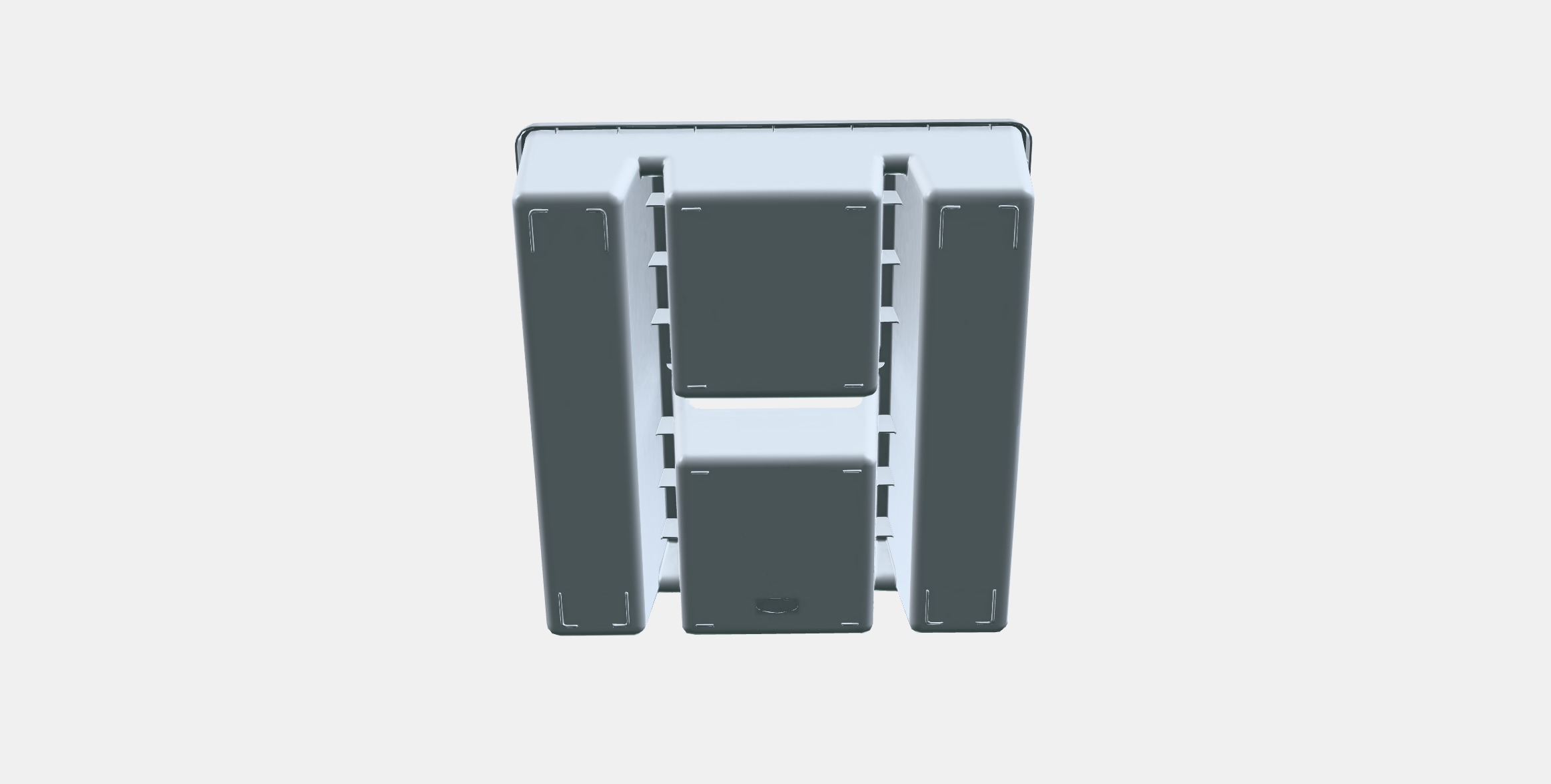 FANGGRODA Insert with compartments Low-poly 3D model_7