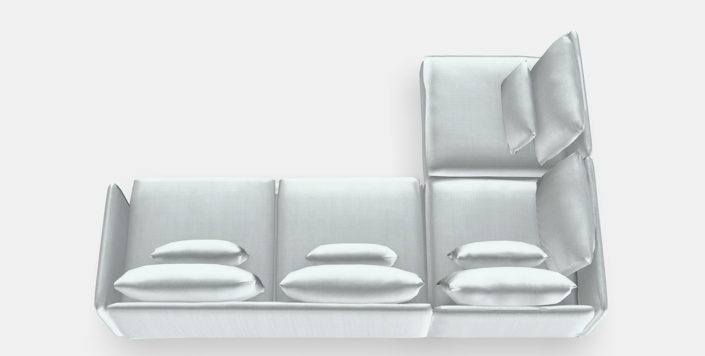 SODERHAMN Corner sofa 4-seat 1 Low-poly 3D model_8