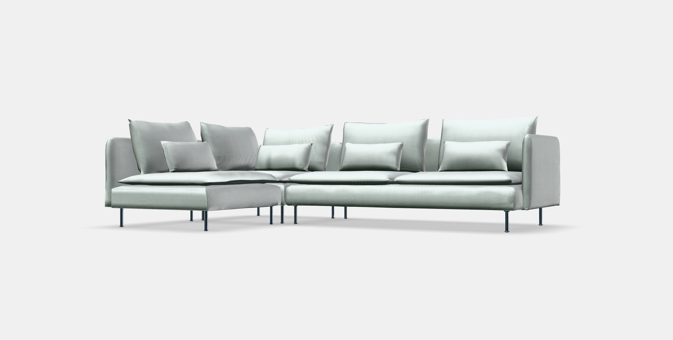 SODERHAMN Corner sofa 4-seat 1 Low-poly 3D model_13