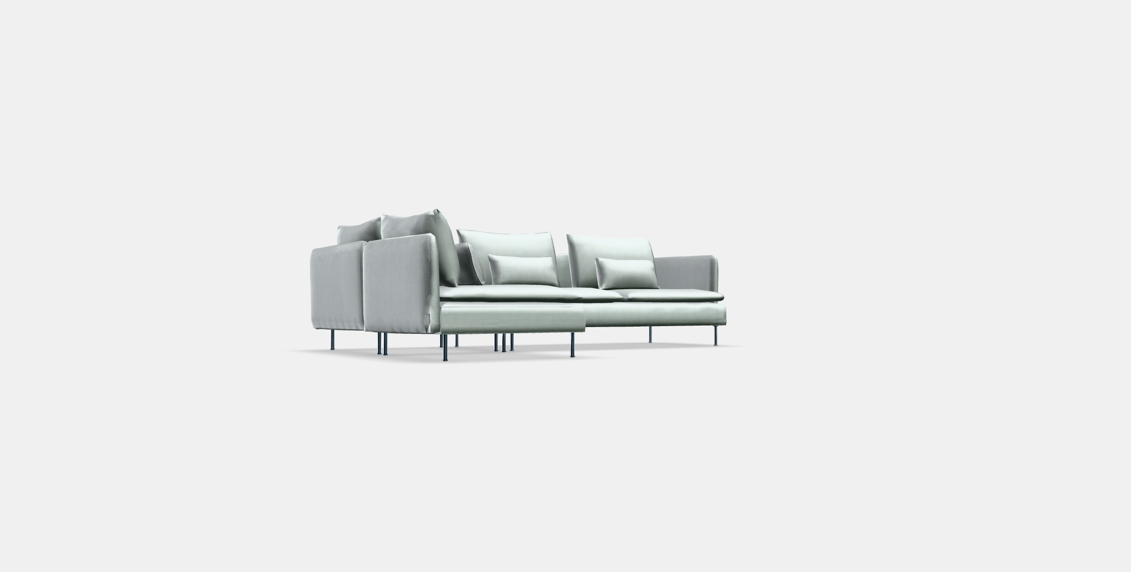 SODERHAMN Corner sofa 4-seat 1 Low-poly 3D model_2