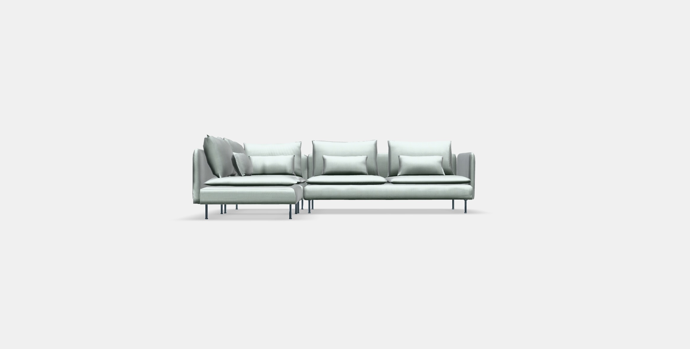 SODERHAMN Corner sofa 4-seat 1 Low-poly 3D model_11