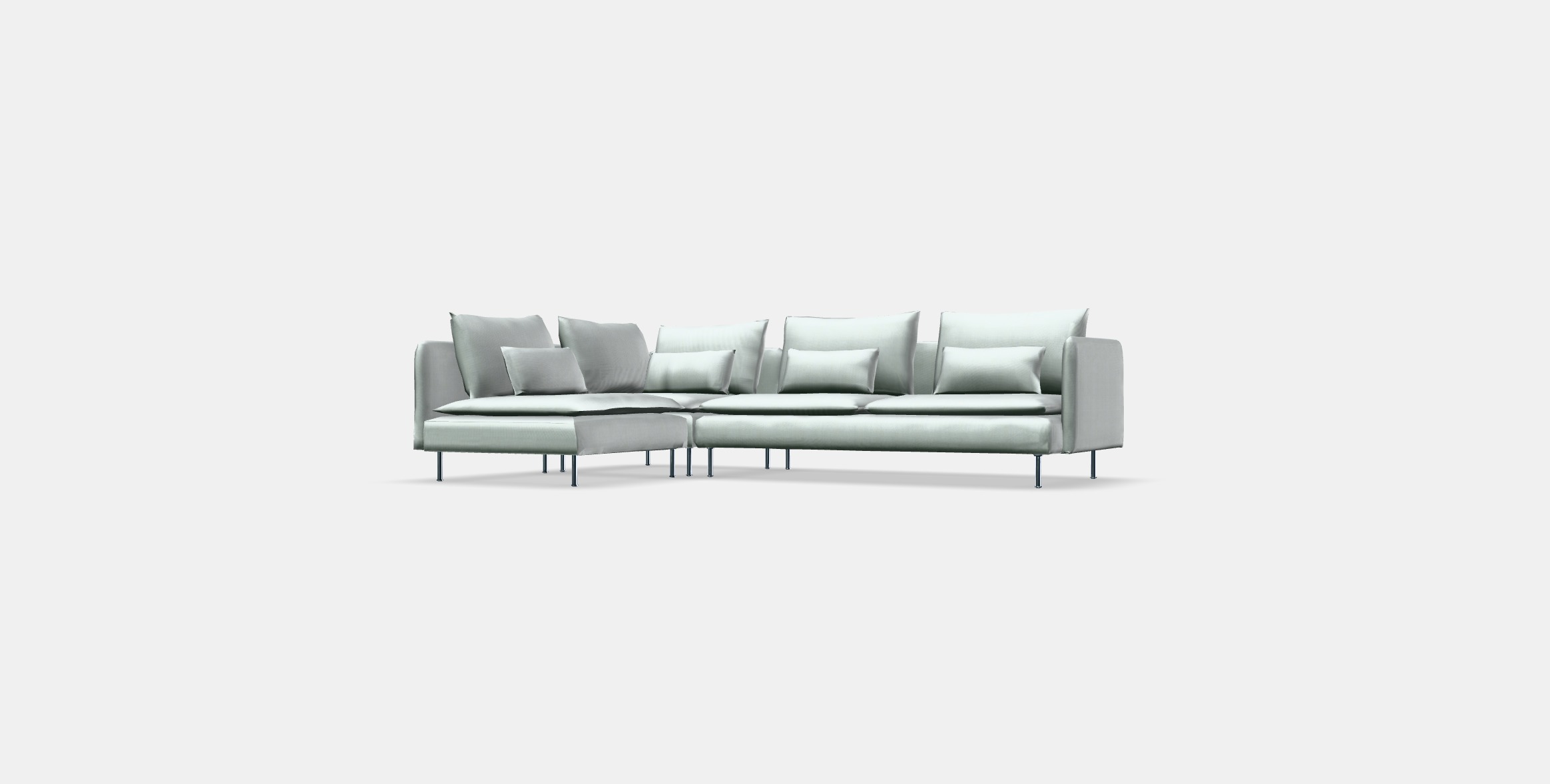 SODERHAMN Corner sofa 4-seat 1 Low-poly 3D model_10