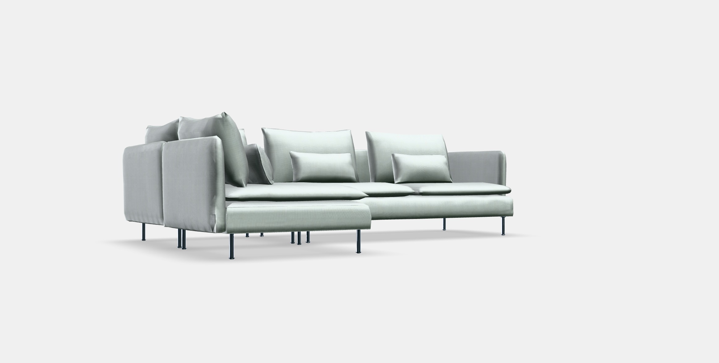 SODERHAMN Corner sofa 4-seat 1 Low-poly 3D model_6