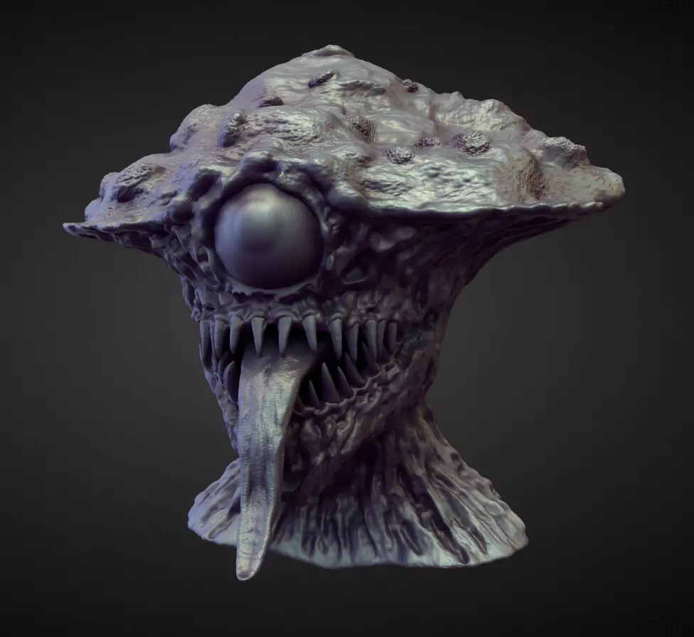 HEAD54 high poly sculpt 3D model_0