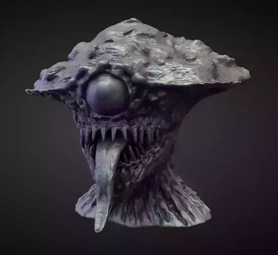 HEAD54 high poly sculpt 3D model