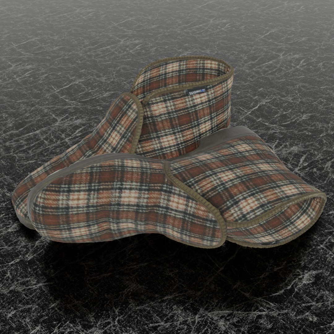 REINO TOSSUT SLIPPER 3D 3D model_1