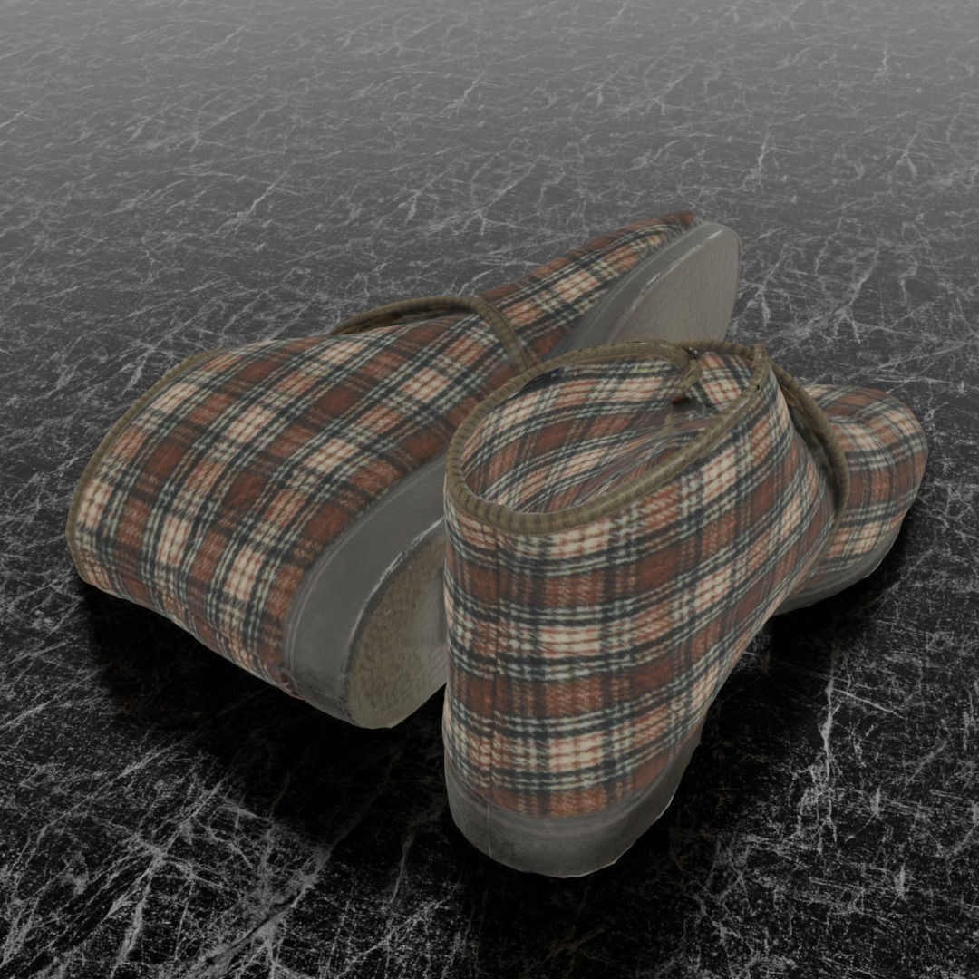 REINO TOSSUT SLIPPER 3D 3D model_5