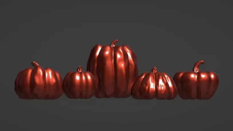 Pumpkins stl 3D print model_0