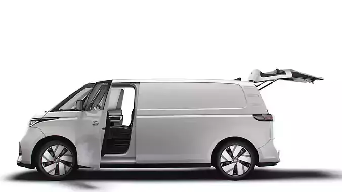 VW ID Buzz Cargo LWB GTX Valve HQInterior 2024 3D model