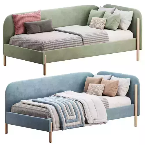 Casey Bed 90 Velvet Coral