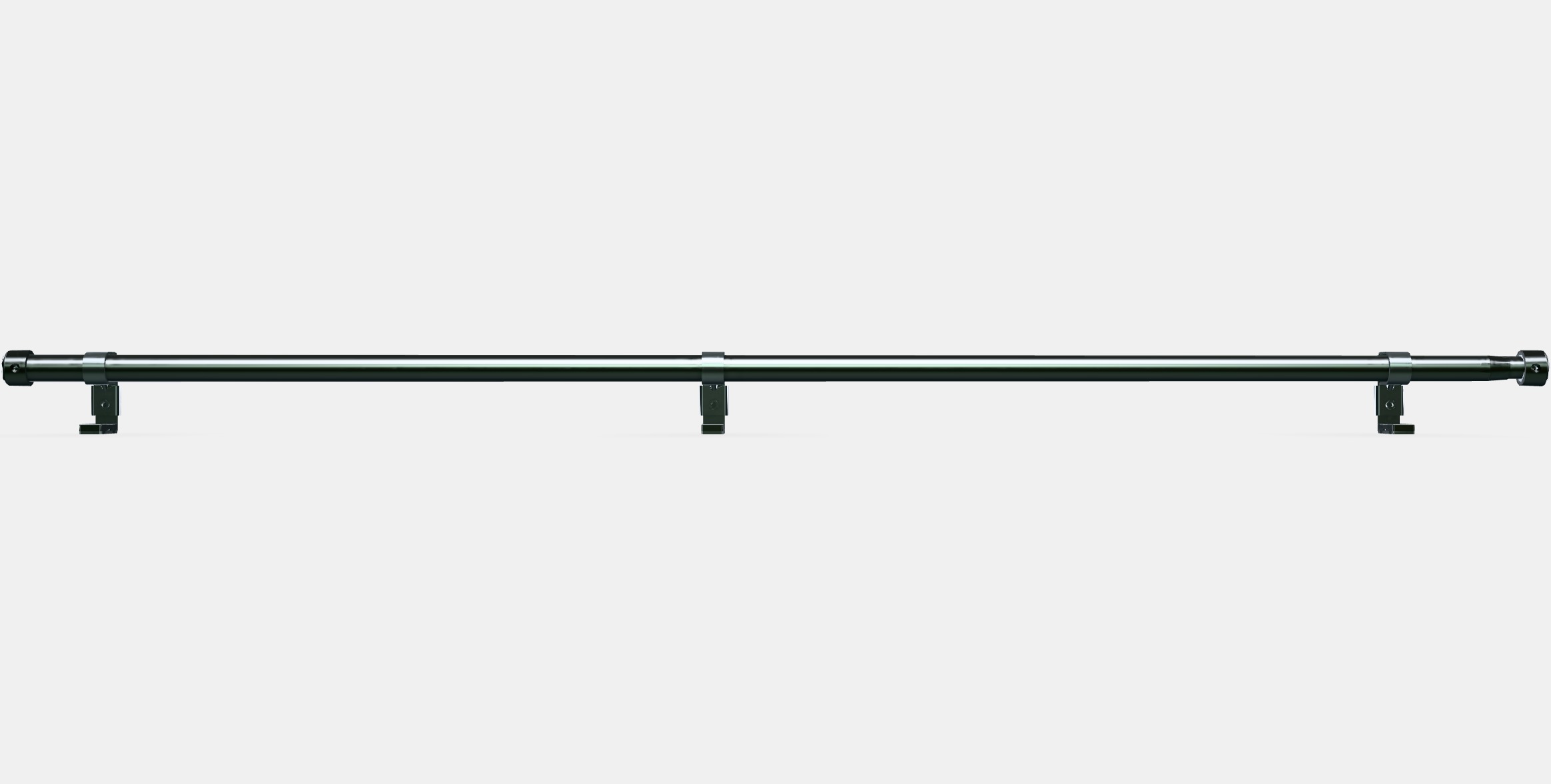 BEKRAFTA Curtain rod set 2 Low-poly 3D model_11