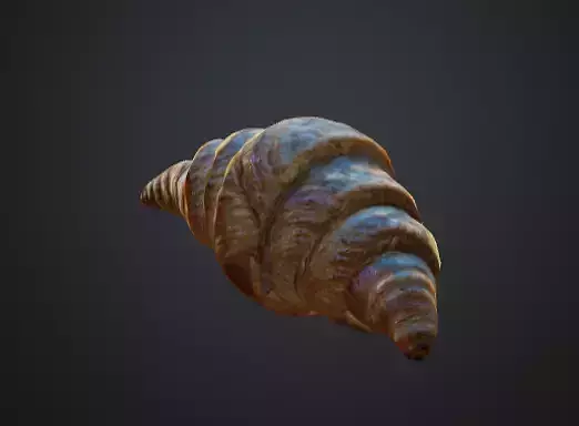 3D Realistic Croissant 